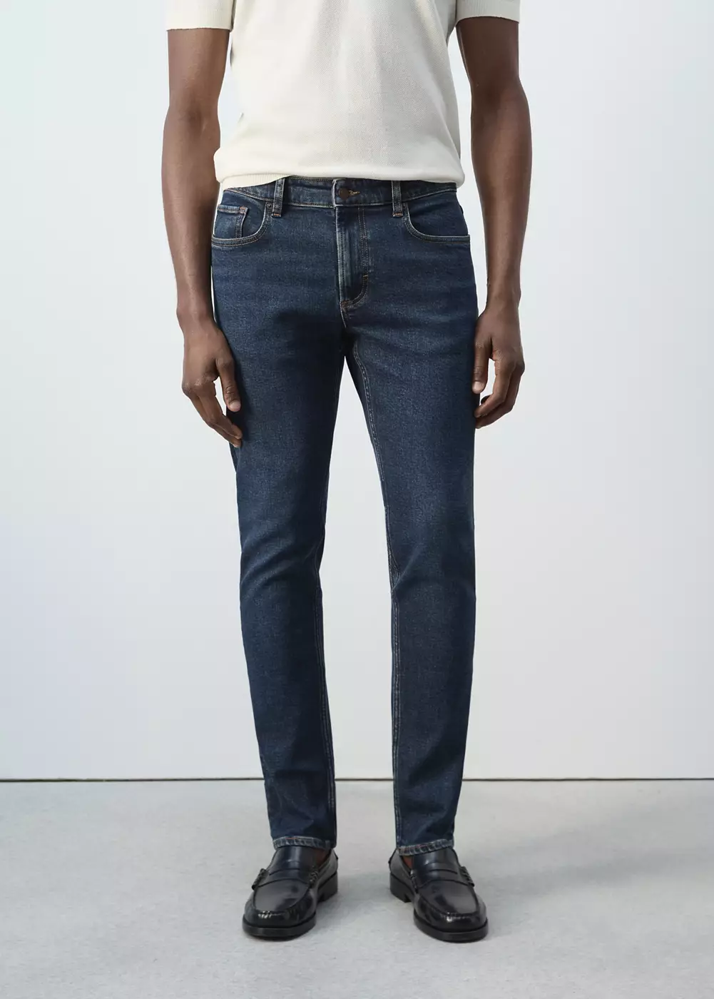 Jean Ben cropped tapered-fit, MANGO MAN