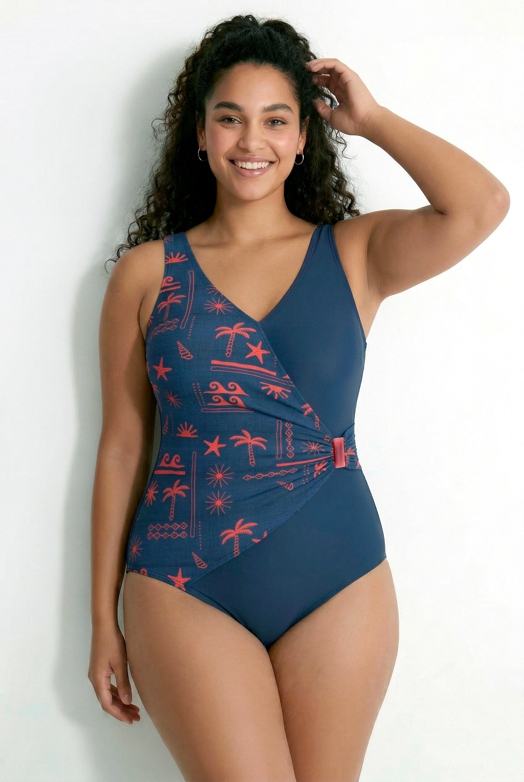 Maillot de bain effet cache-cœur, ULLA POPKEN