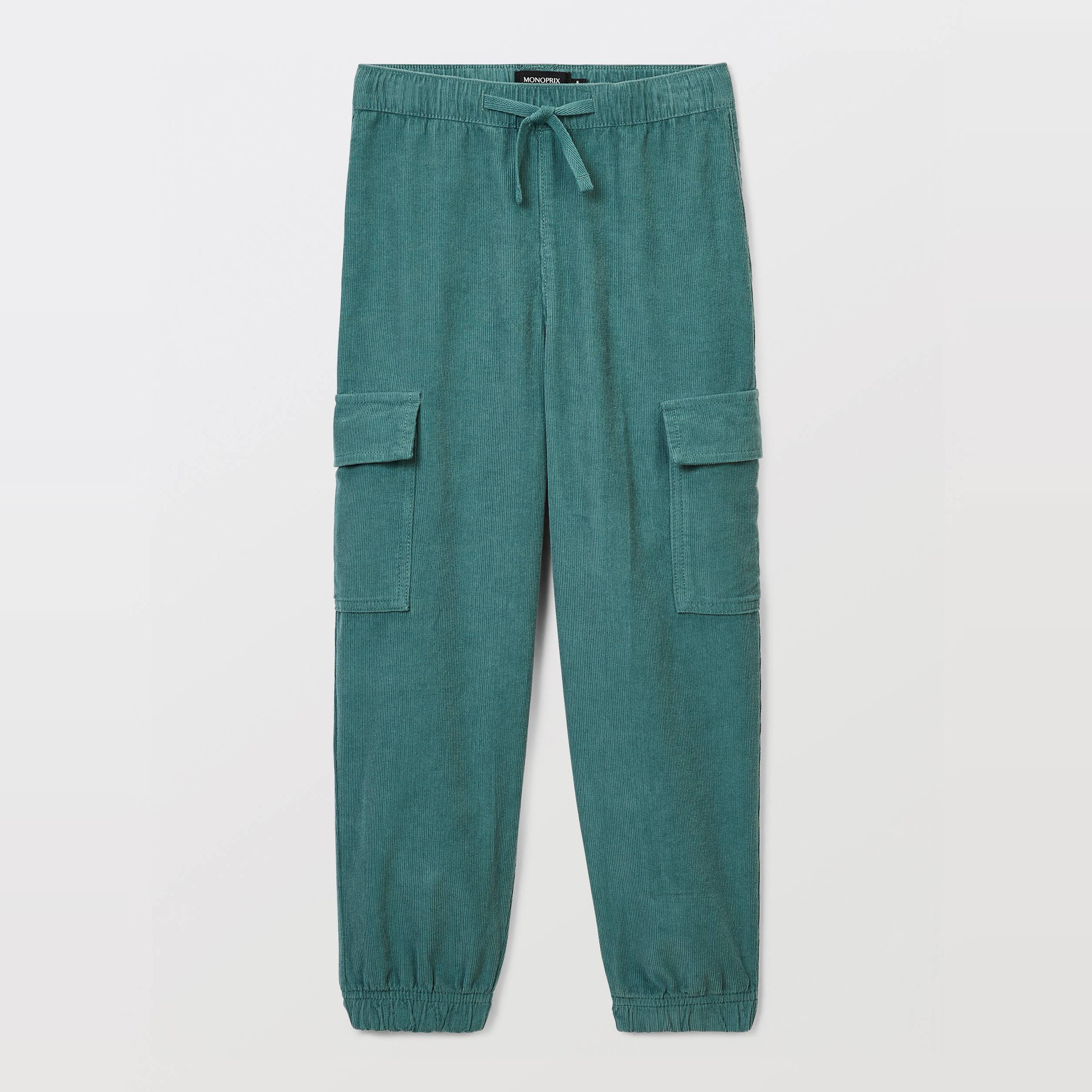 Pantalon en velours à poches, MONOPRIX