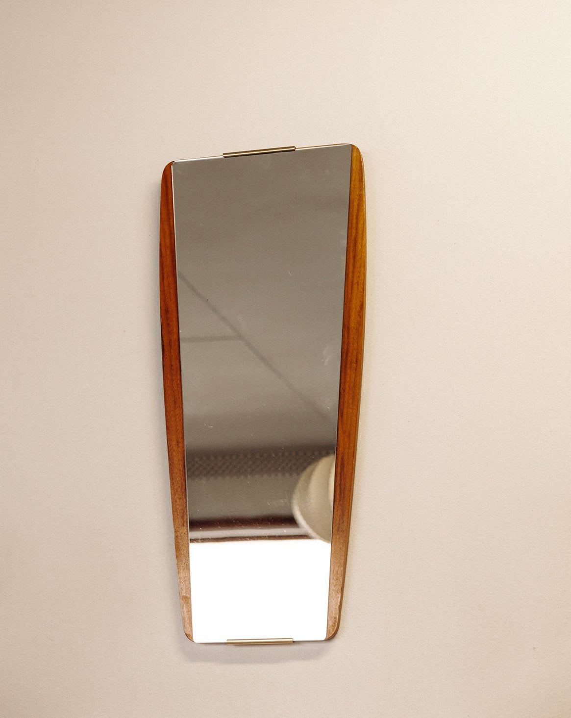 Miroir en teck Igor N°150 - Bon état, DEBONGOUT
