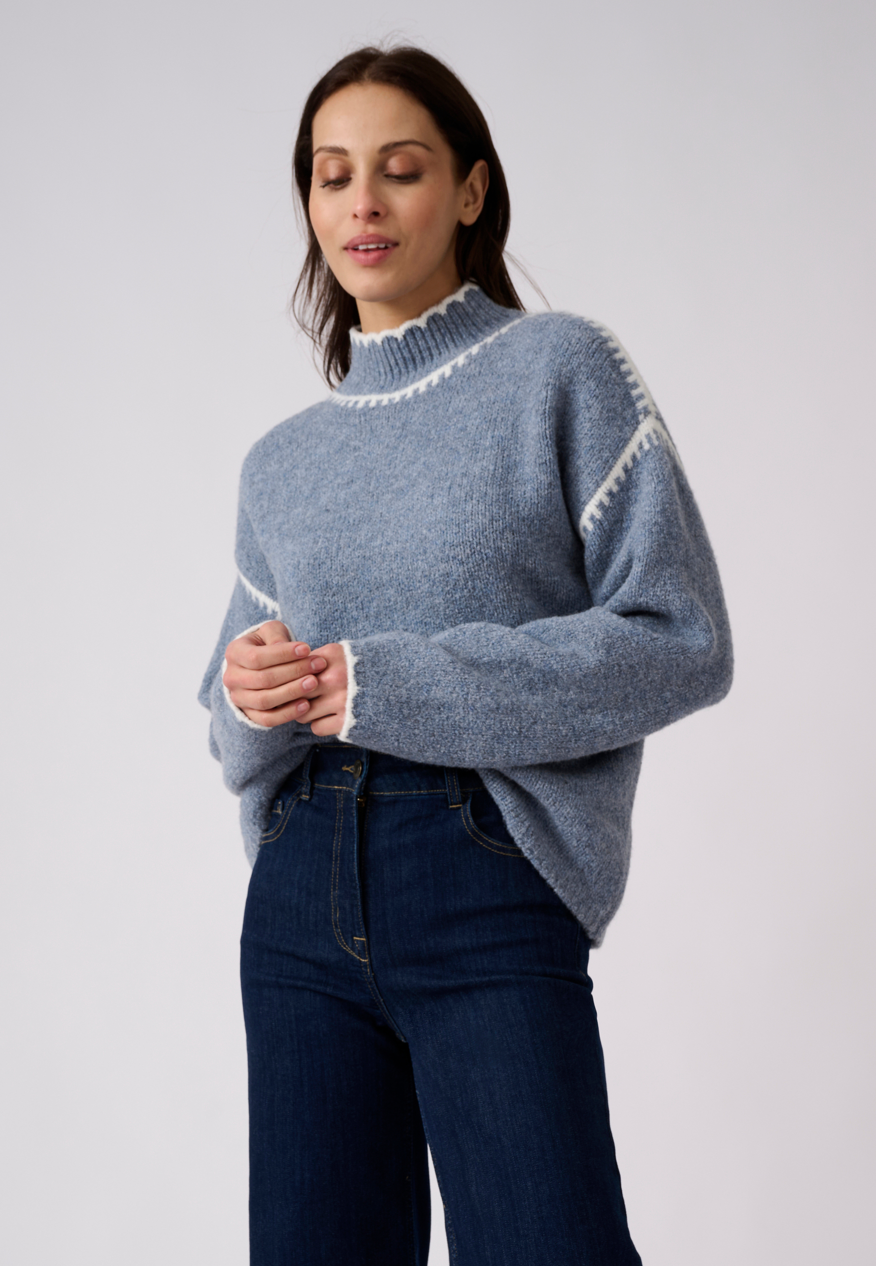 Pull détails contrastants Thermolactyl, DAMART