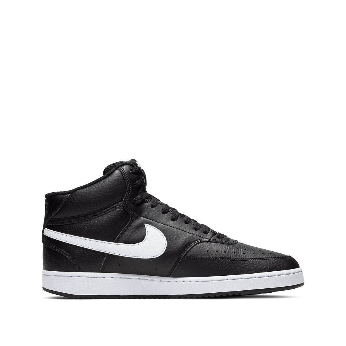 Court vision leather high top trainers , black, Nike | La Redoute