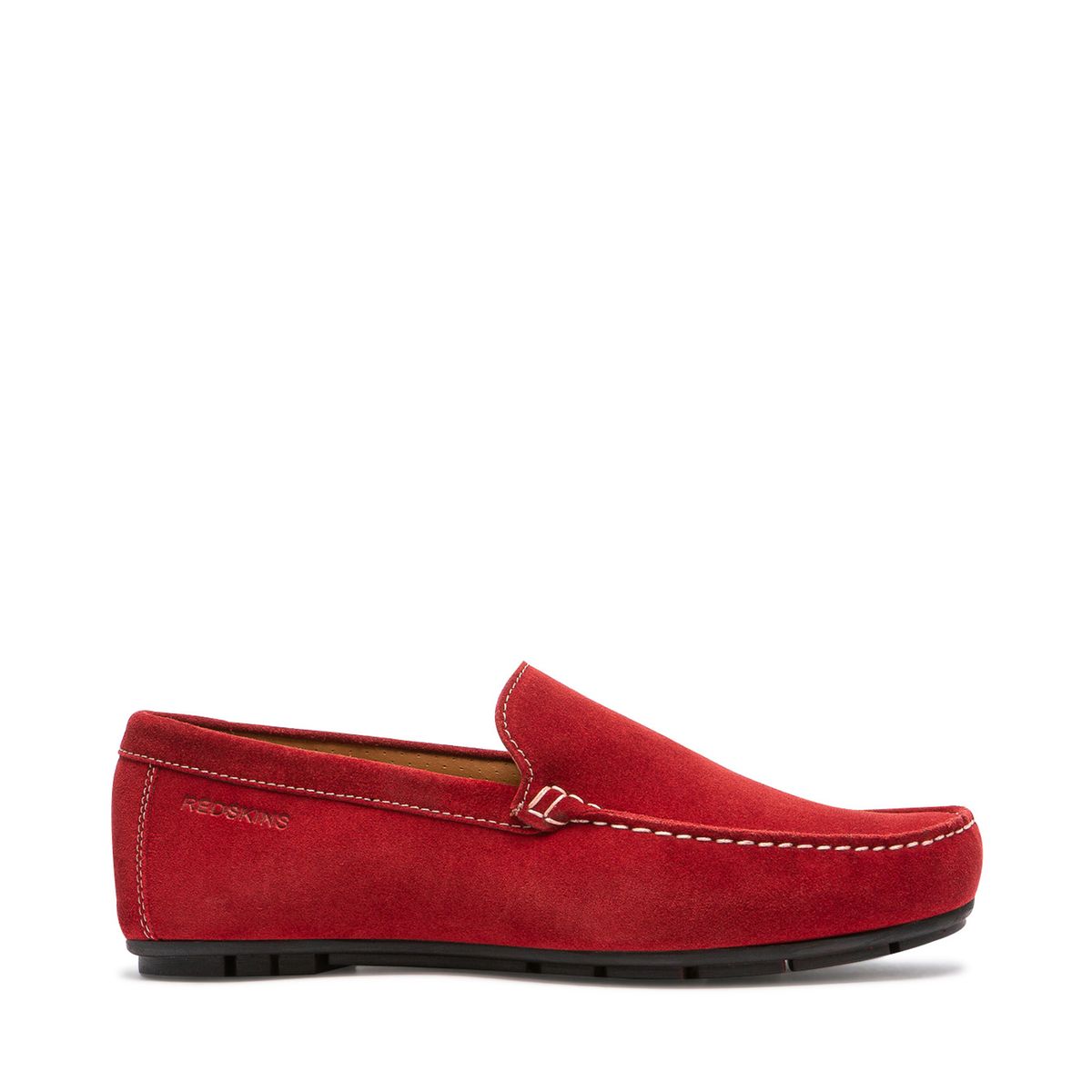 Mocassin homme rouge bordeaux La Redoute