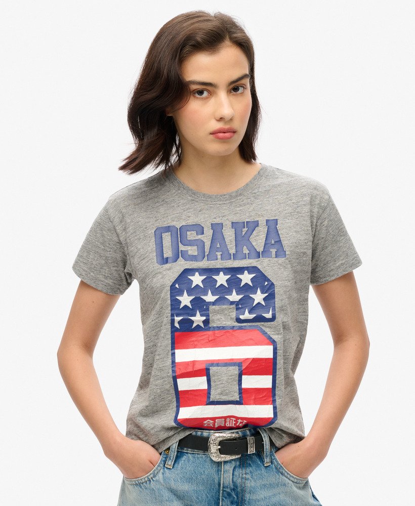 T-shirt à drapeau 90s Osaka 6, SUPERDRY
