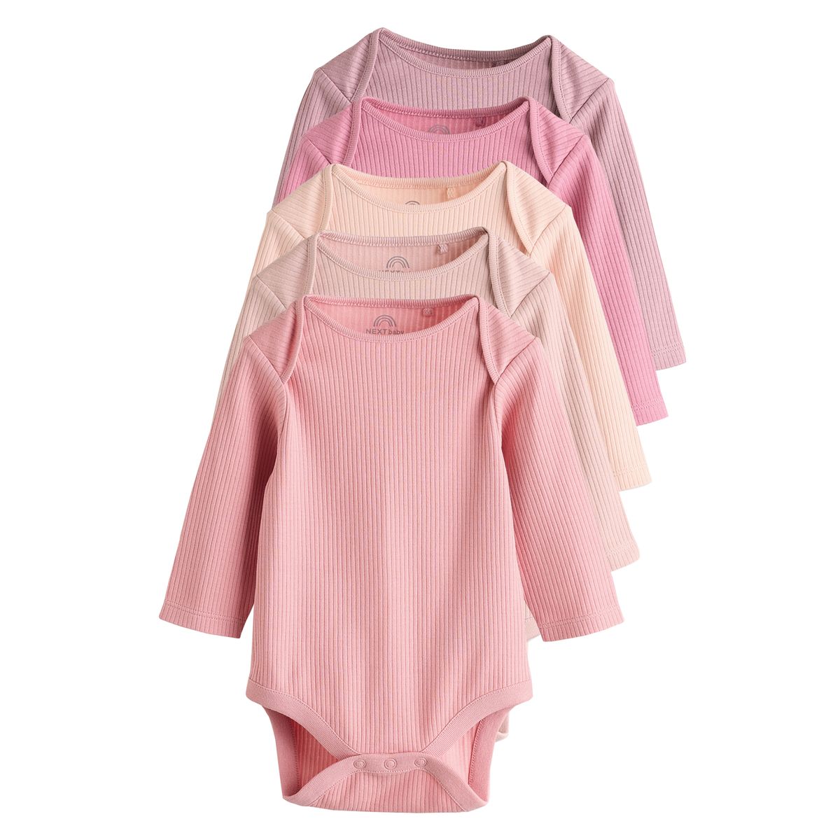 Body à manches longues bébé, lot de 5, NEXT
