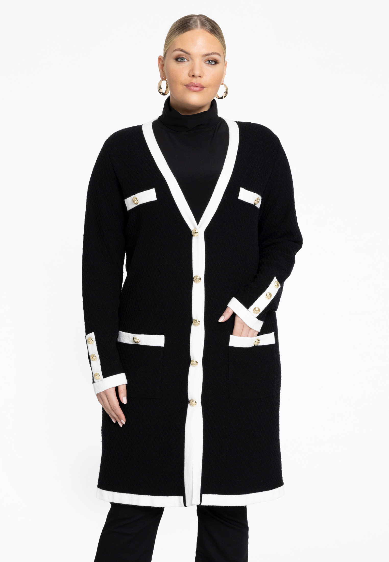 Gilet avec fermeture à bouton, YOEK
