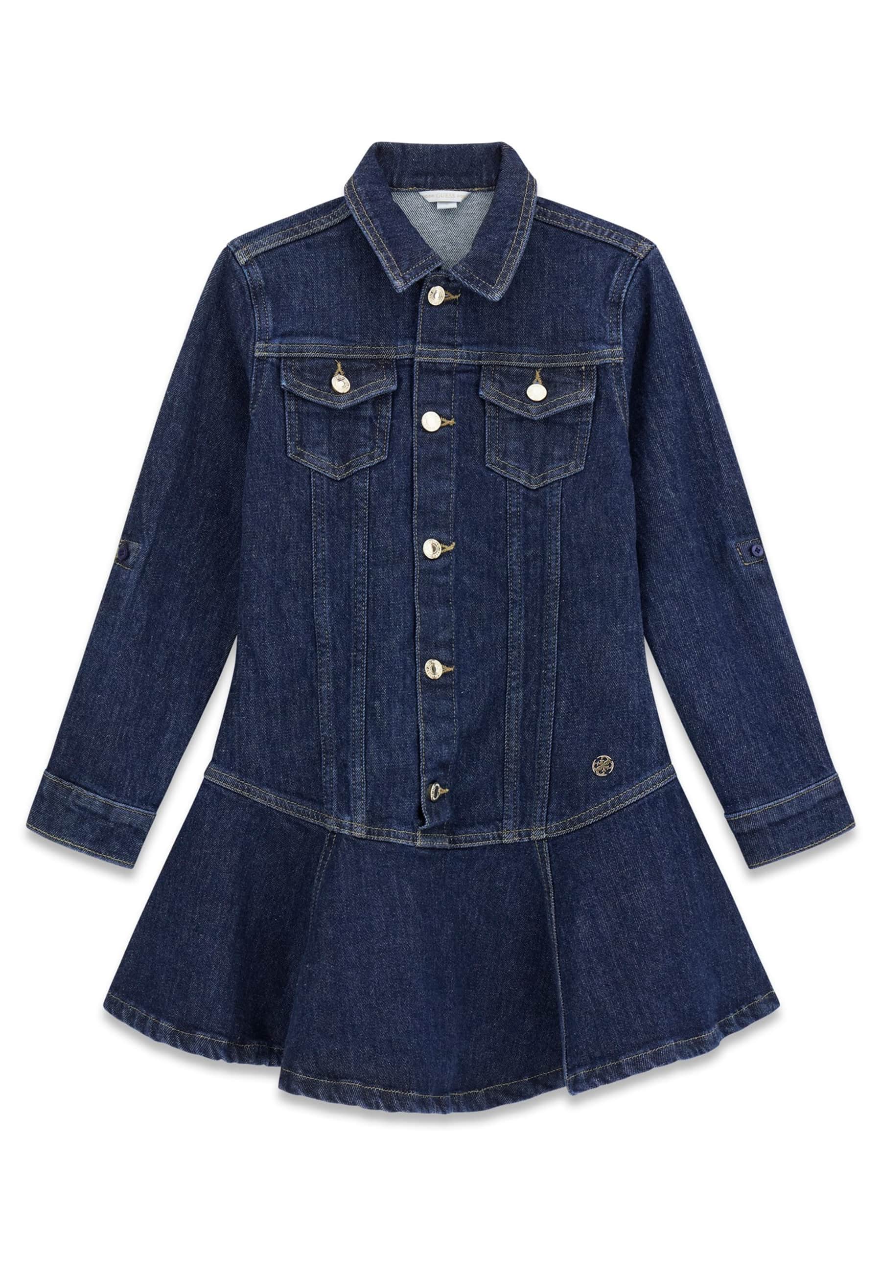 Denim Stretch Dress, GUESS KIDS