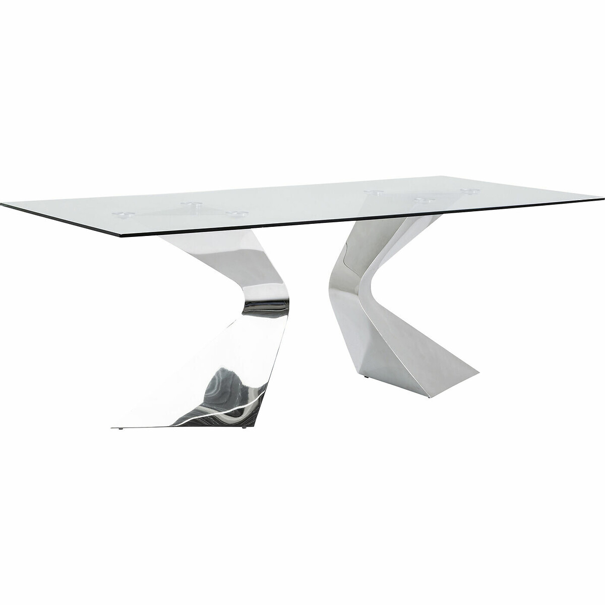 Table Gloria chrome 100x200cm, KARE DESIGN