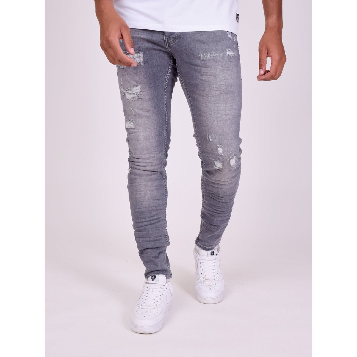 Jeans homme gris 2025 clair
