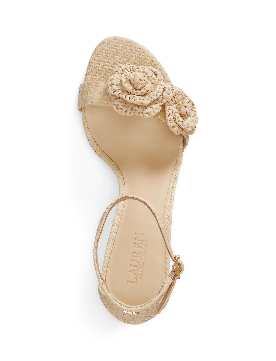 Lauren Ralph Lauren Sandalias de rafia Allie — photo 4