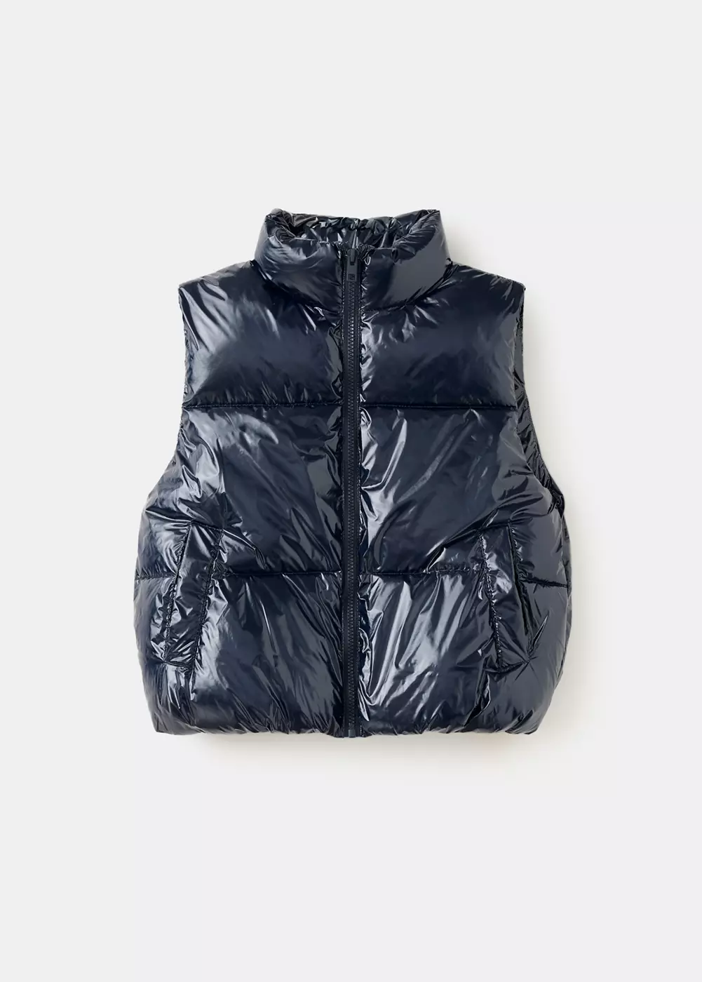 Gilet matelassé brillant, MANGO KIDS