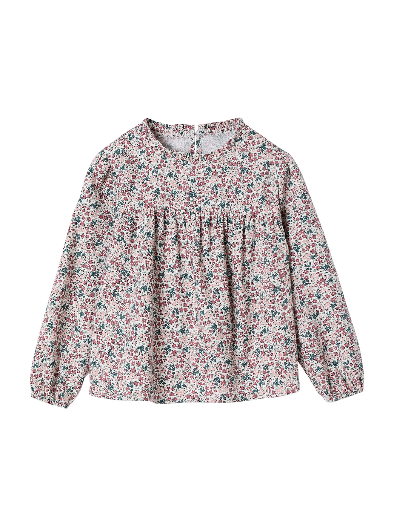 Blouse motifs fleurs, VERTBAUDET