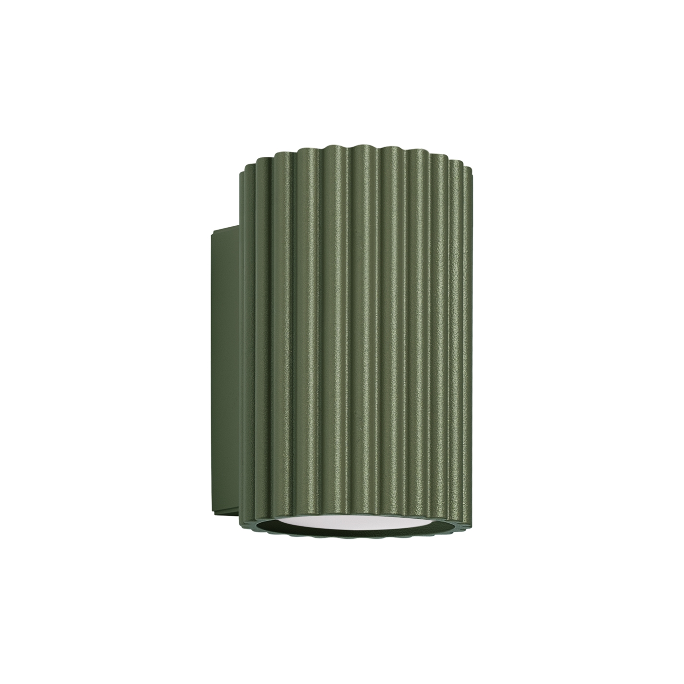 Applique Aluminium Vert Olive GU10 1 Karbon 10, EDEN