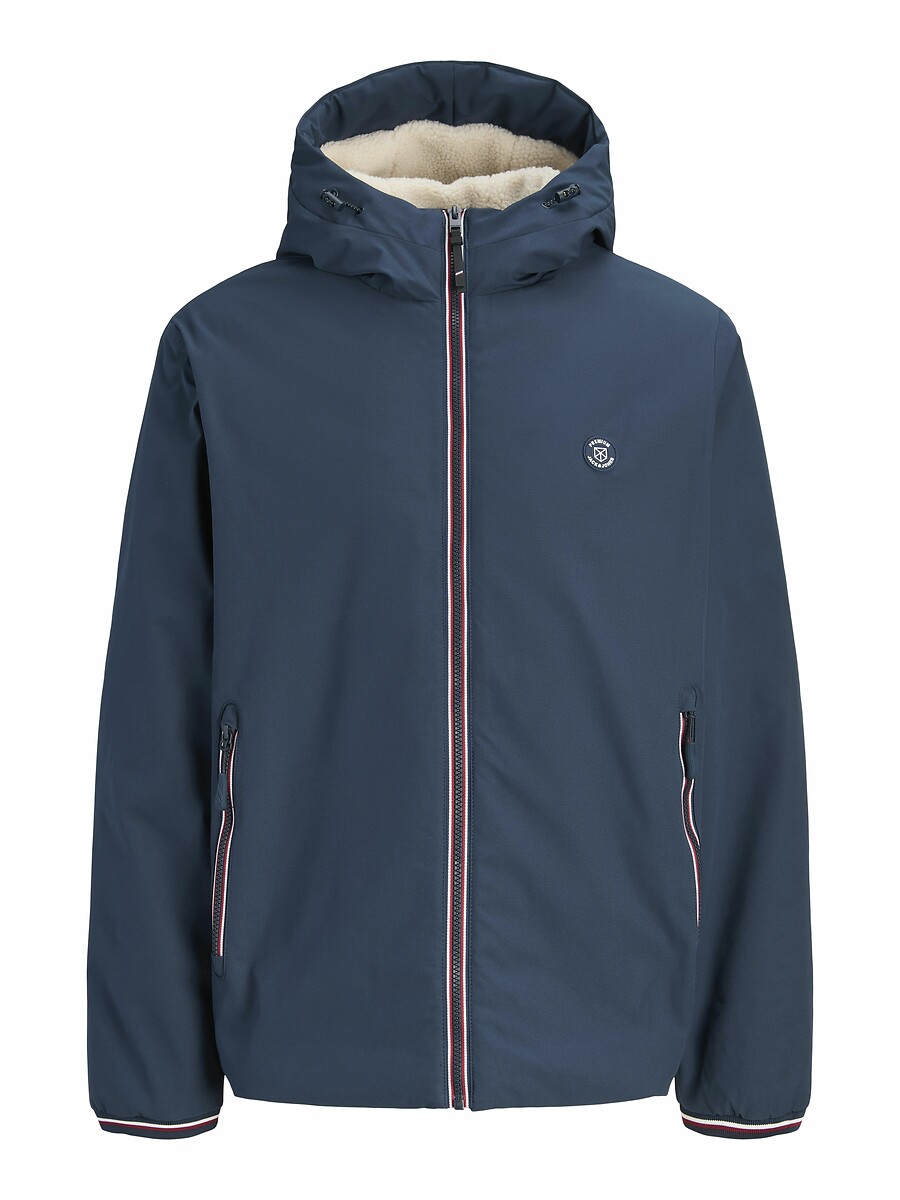 Hooded Windbreaker with Sherpa Lining, JACK & JONES