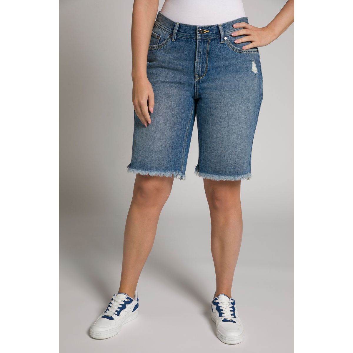 Bermuda jean grande taille femme La Redoute