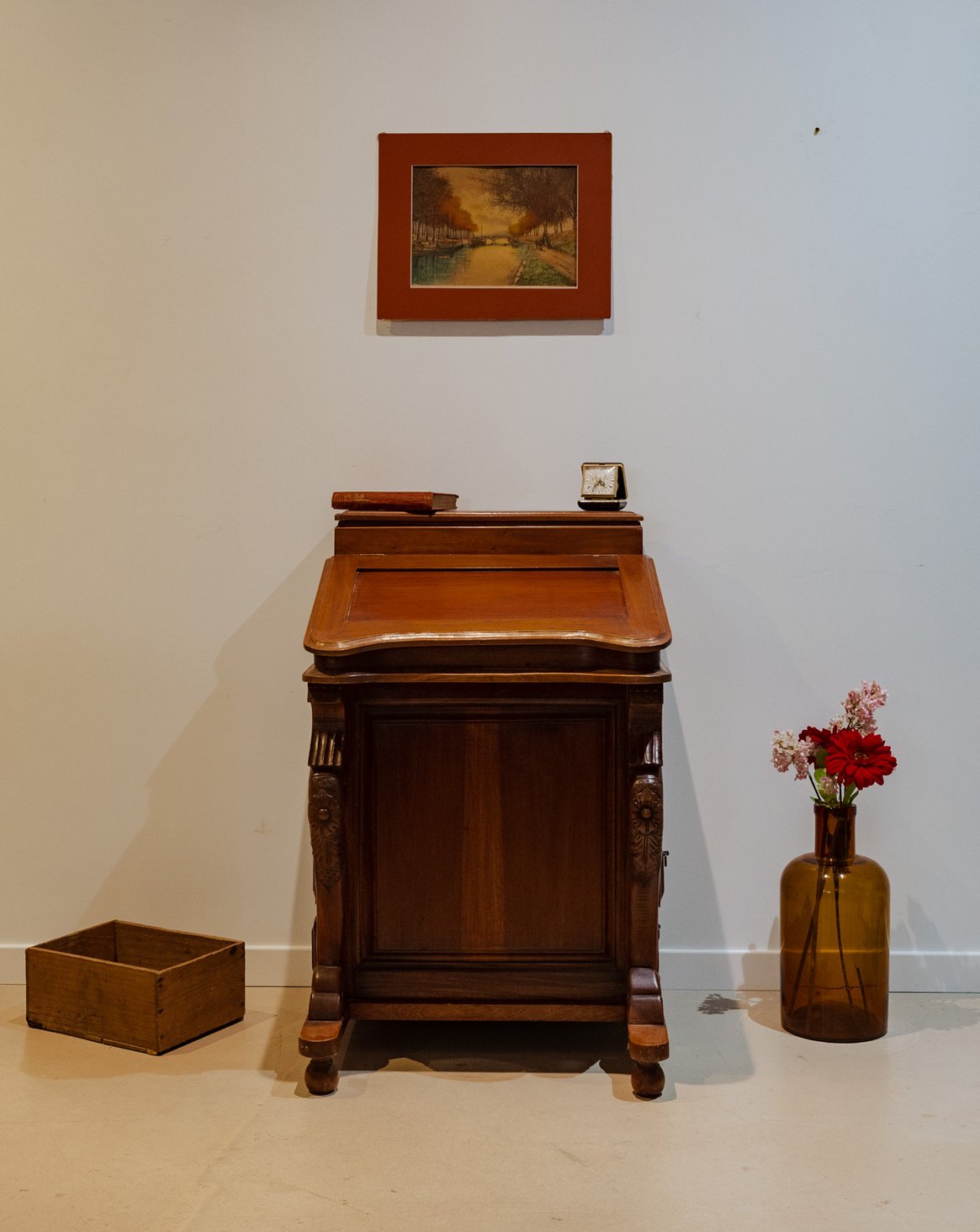 Secrétaire vintage en bois Edouard N°699 - Bon état, DEBONGOUT
