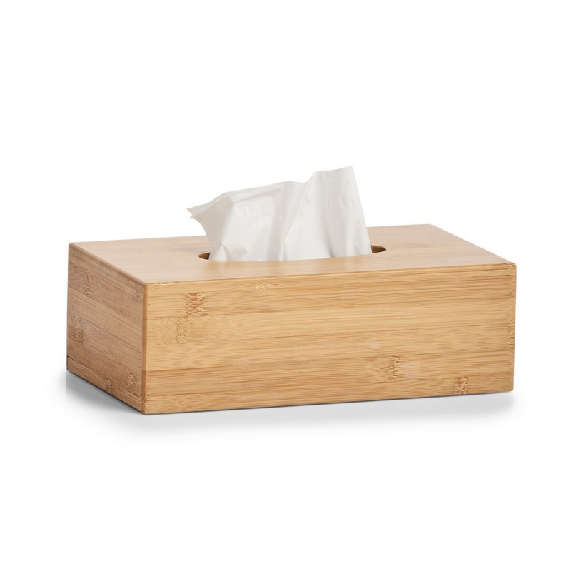 Boîte à mouchoirs bois de bambou, ZELLER PRESENT