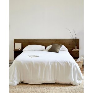Tête de lit avec table de chevet en bois - Nala