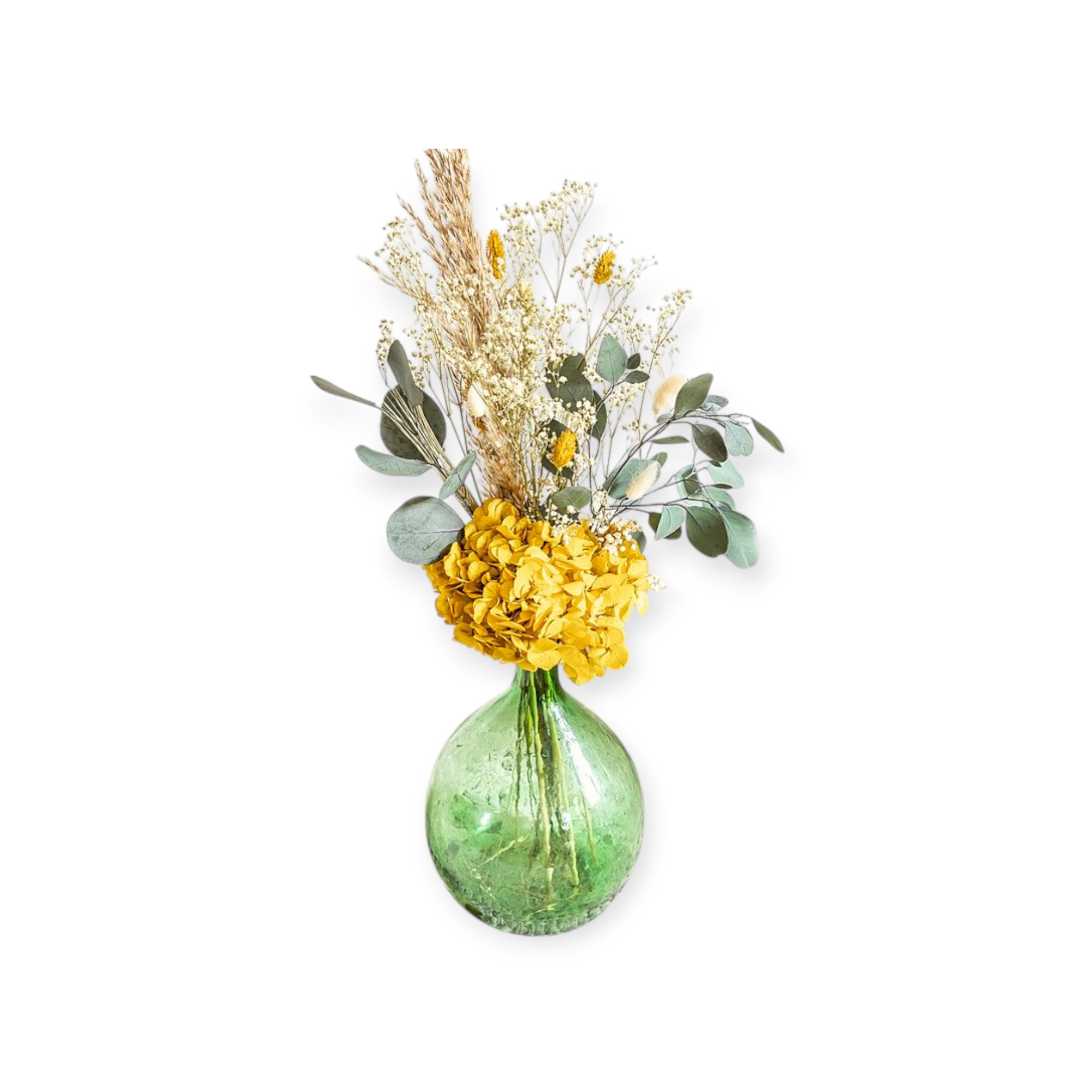 Bouquet pour dame-jeanne ou vase haut JULIETTE, RECONCILIATION VEGETALE