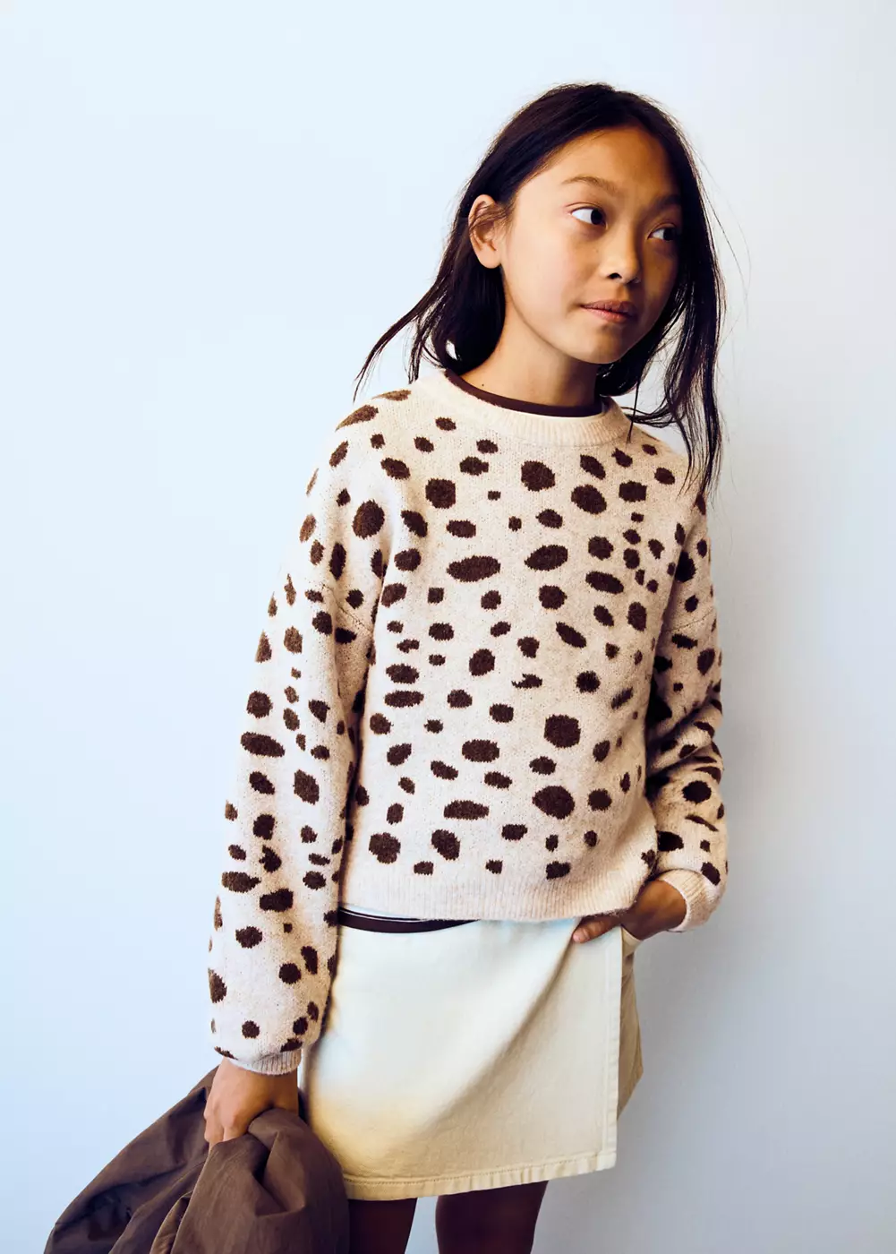 Pull-over maille imprimé animal, MANGO KIDS