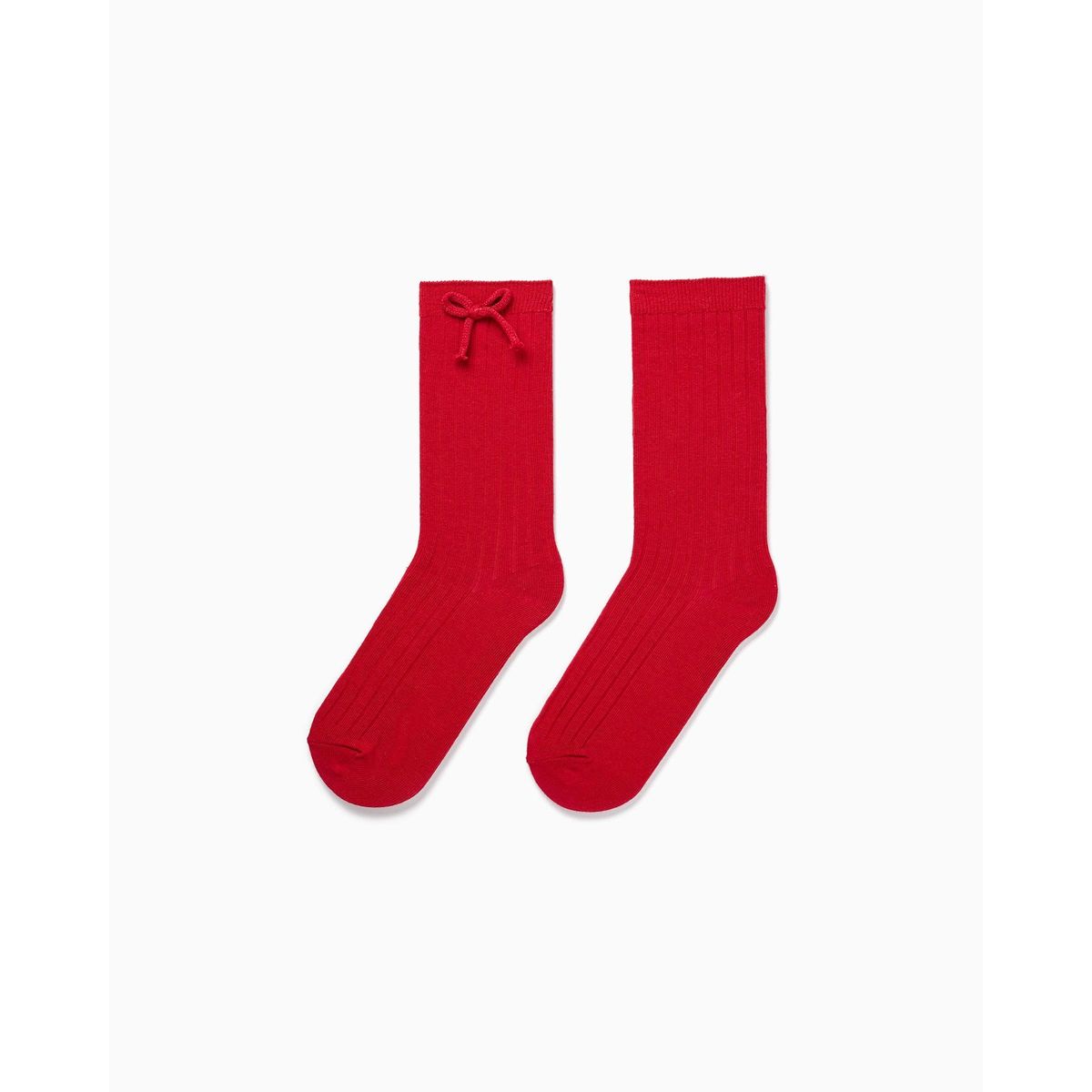 Lot De 4 Paires Chaussettes Hautes Avec Nœud Pour Filles – Pour Uniforme Scolaire, Genou, Couleurs Classiques - 7