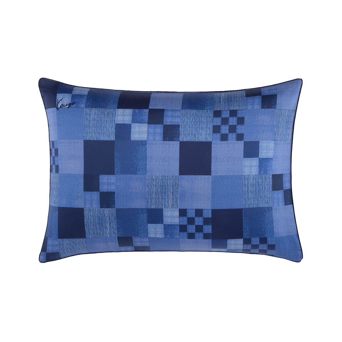 Taie d'oreiller en satin, K INDIGO, KENZO HOME