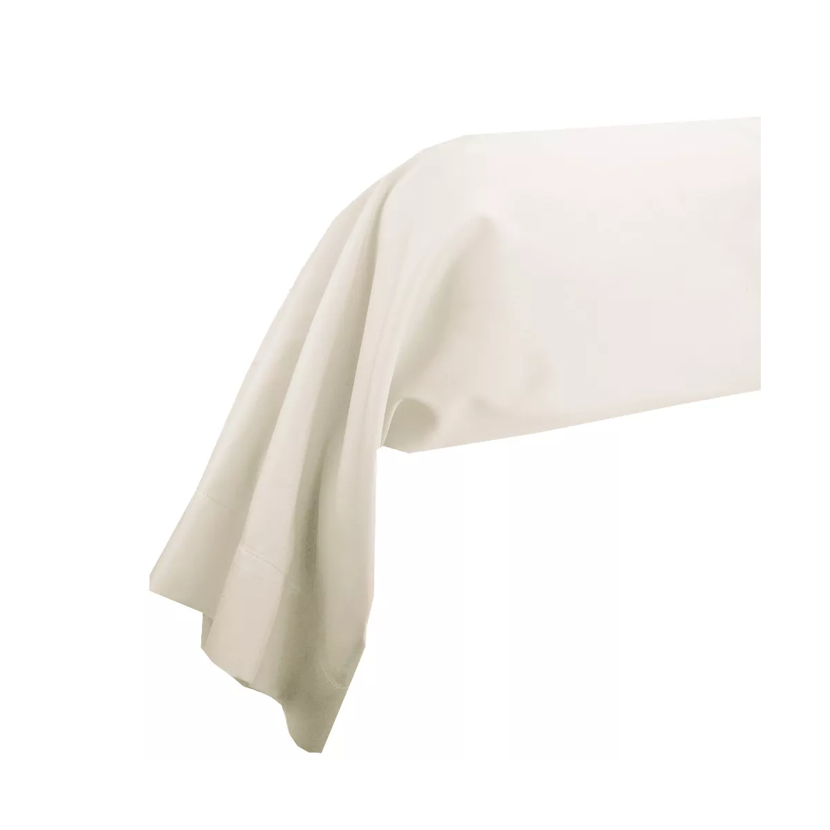 Taie de traversin satin de coton AVA UNI, GARNIER THIEBAUT