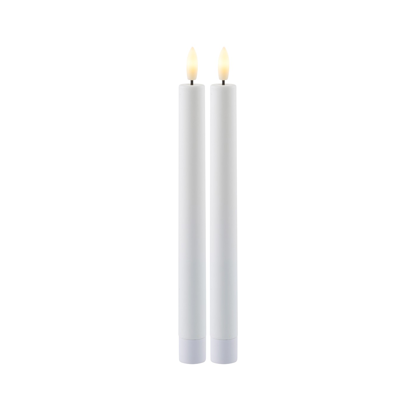 Set de 2 Bougies LED Sille 25 x 2cm à Piles, SIRIUS
