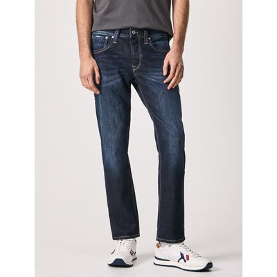 Cash Stretch Straight Jeans in Mid Rise PEPE JEANS