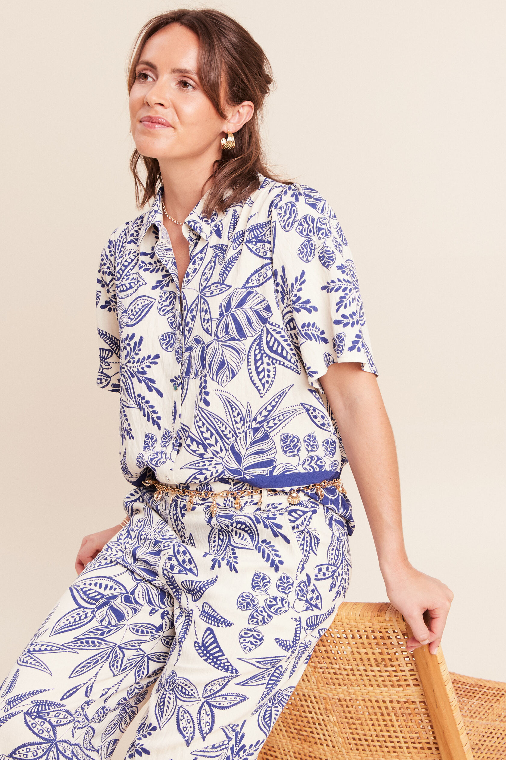 Chemise fluide manches courtes, BREAL