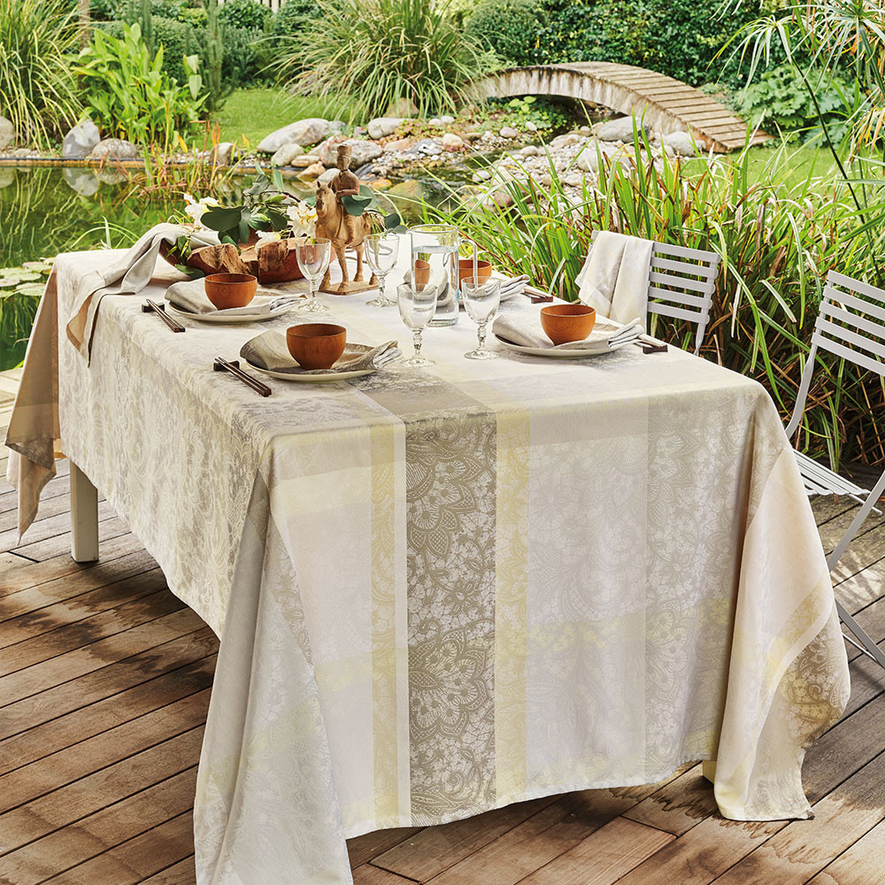 Nappe pur coton MILLE DENTELLES, GARNIER-THIEBAUT