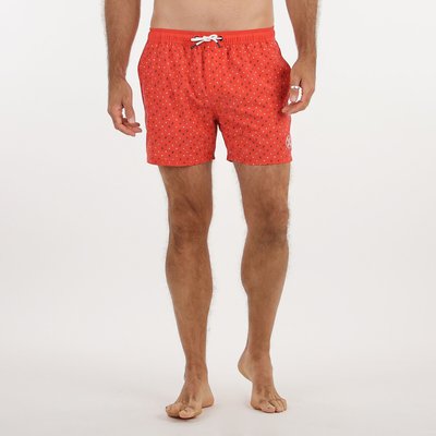 Volley Plain Essential Swim Shorts with Logo Print OXBOW