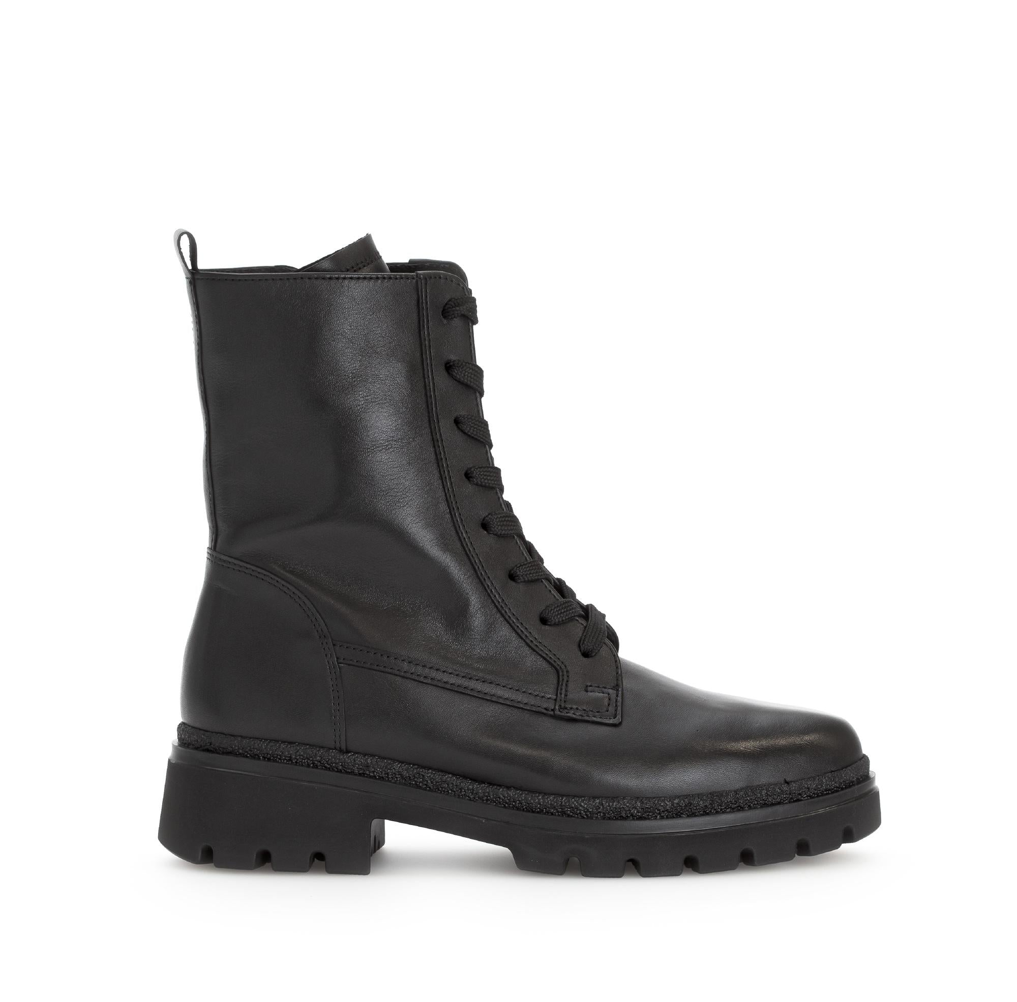 Bottines en cuir lisse à talon décroché, GABOR