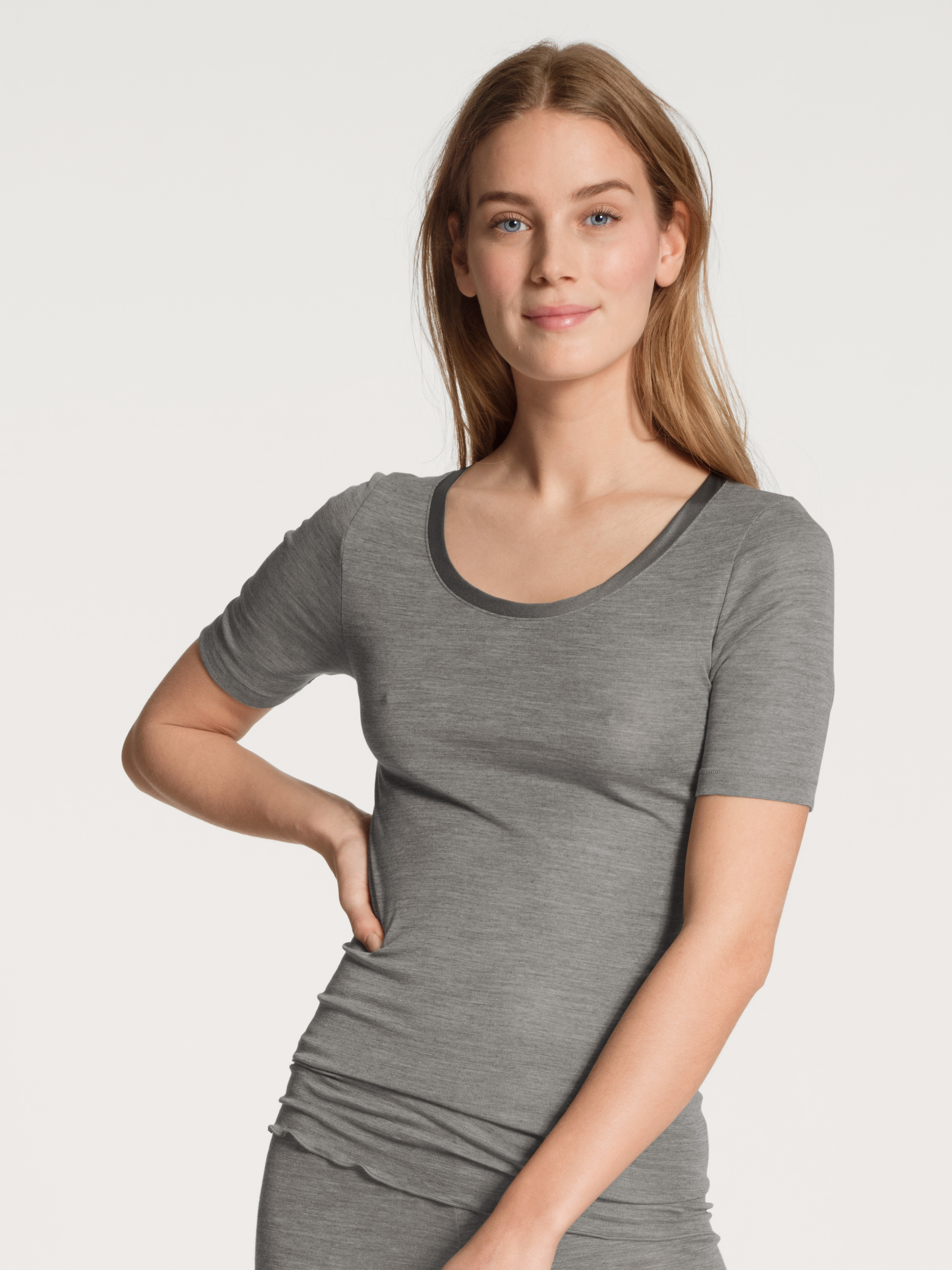 T-Shirt à manches courtes manches courtes Laine TRUE CONFIDENCE, CALIDA