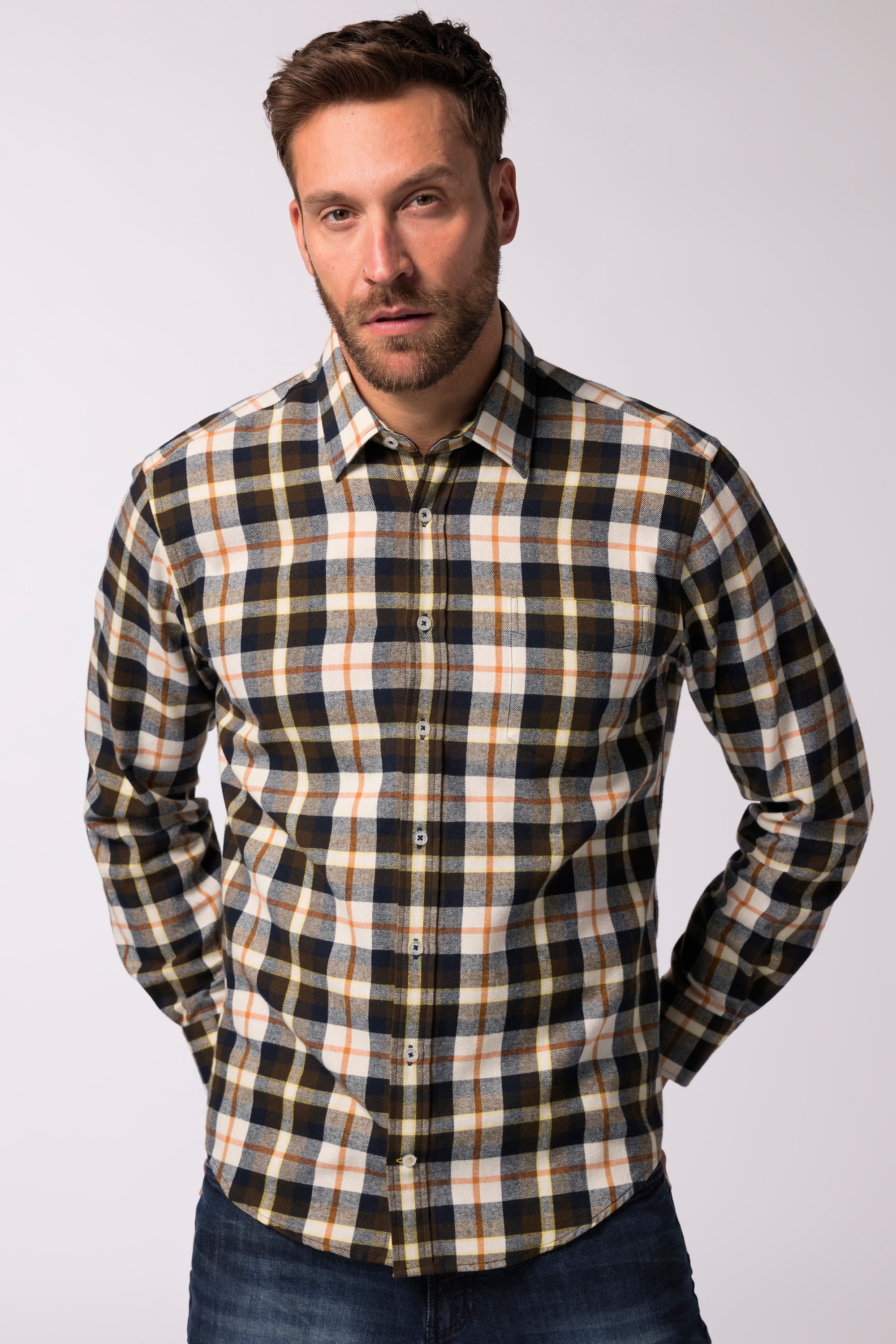 Chemise en flanelle à carreaux, JP1880