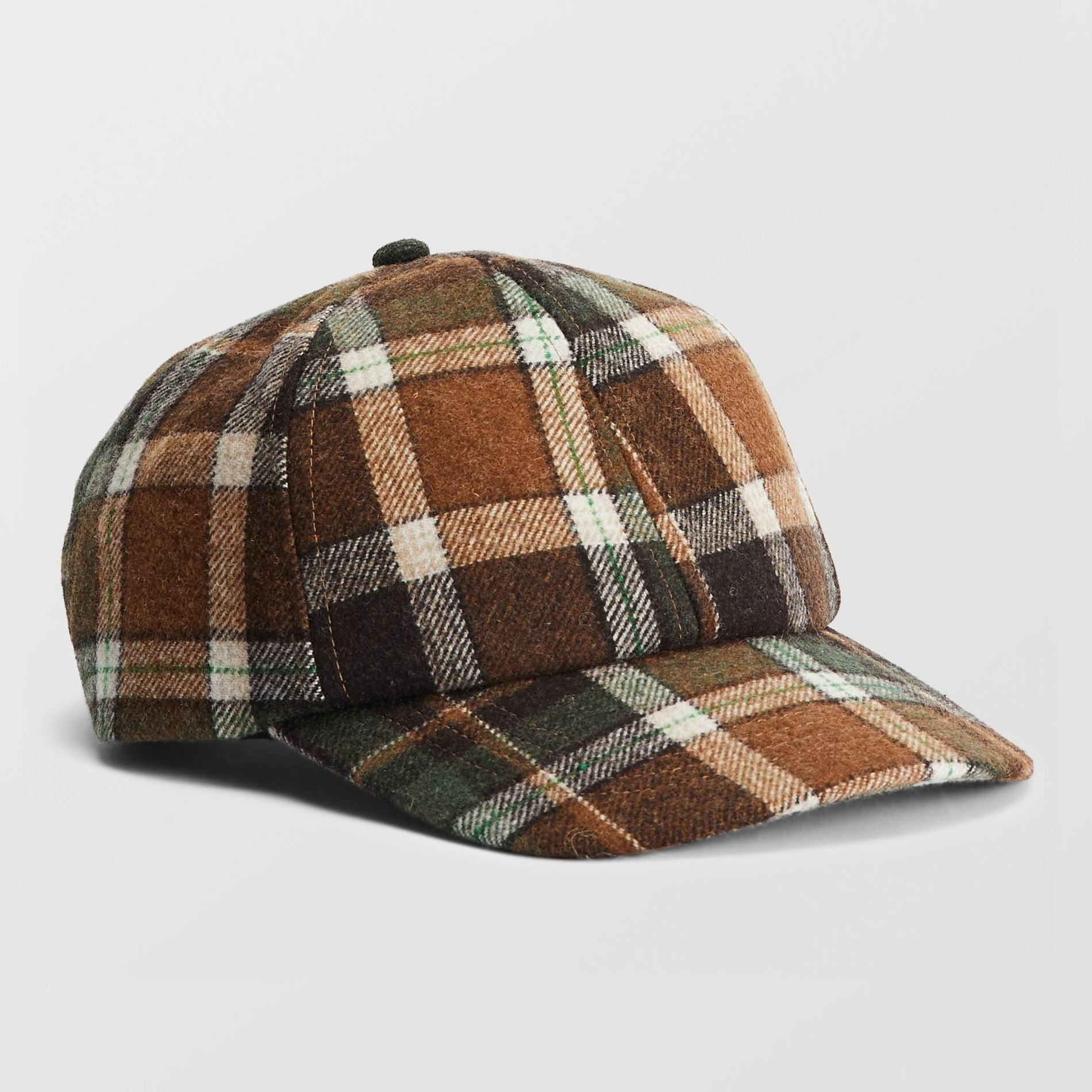 Casquette à carreaux contenant de la laine, MONOPRIX