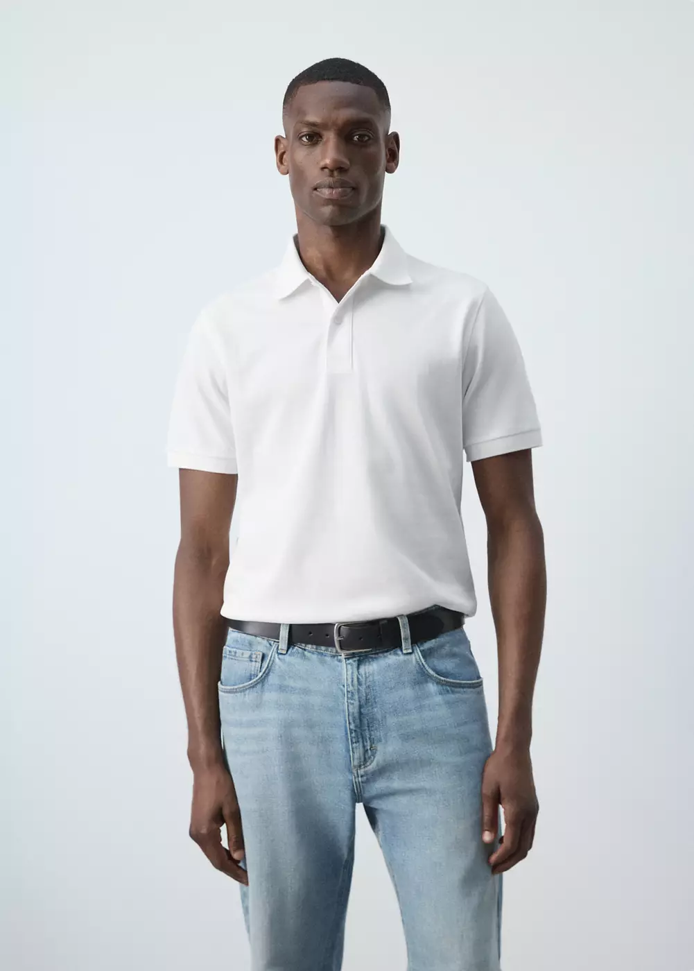 Polo 100 % piqué de coton, MANGO MAN