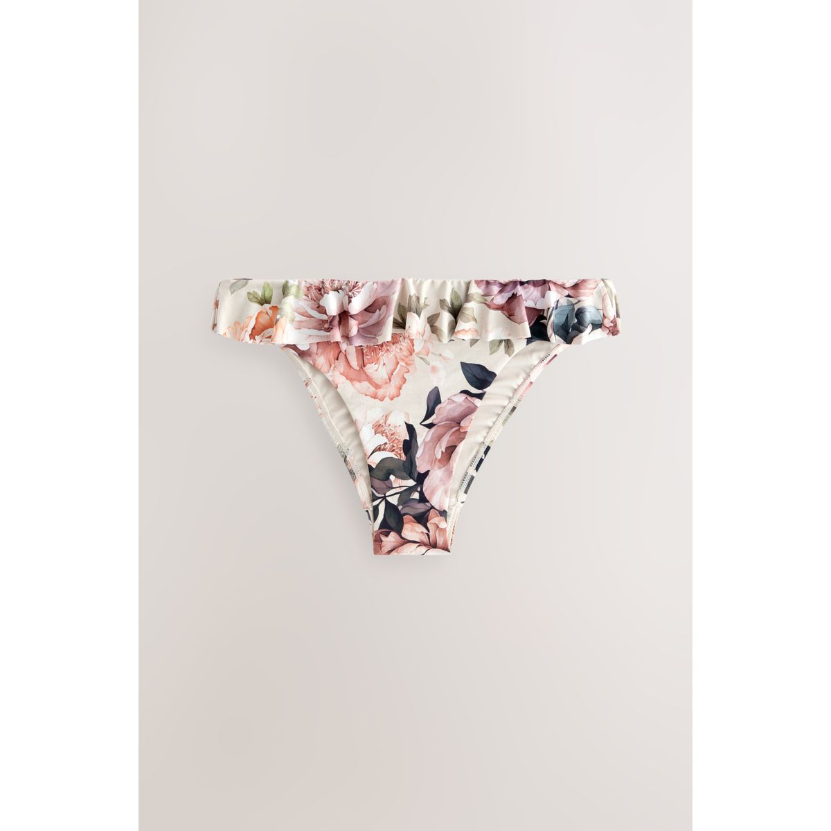 Bas de bikini taille haute échancré, NEXT
