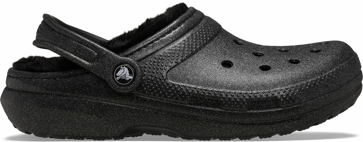 Crocs Zuecos Classic Fuzz Glitter