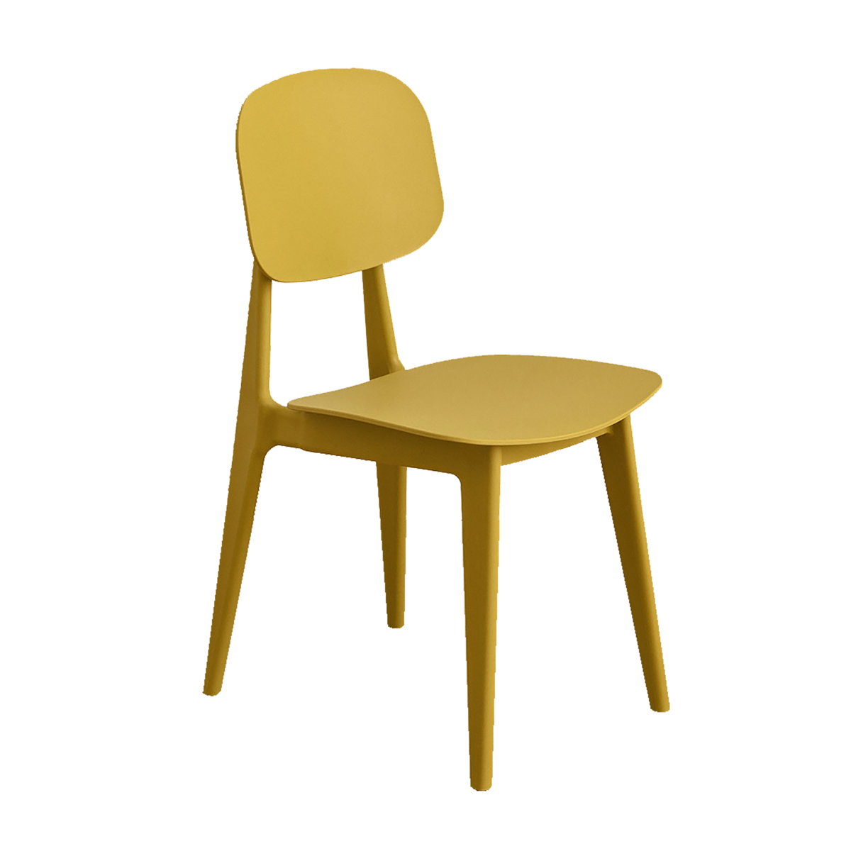 Chaise de salle à manger Polipropylène style rétro Moutarde-HELM, KENAY