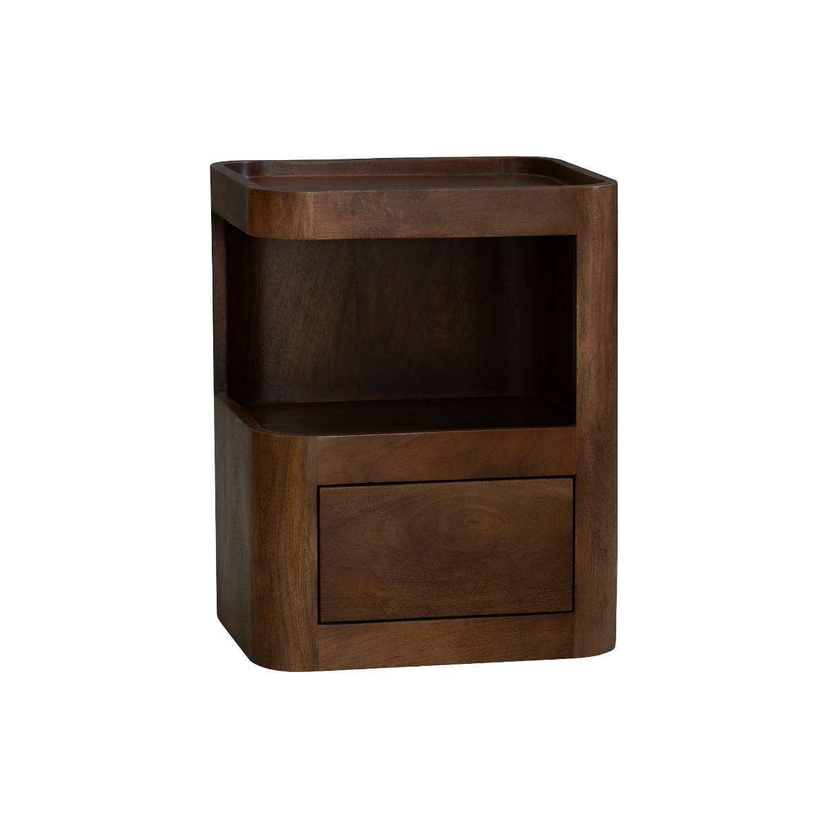 Table de chevet niche gauche en bois de manguier MAORA, MADE IN MEUBLES