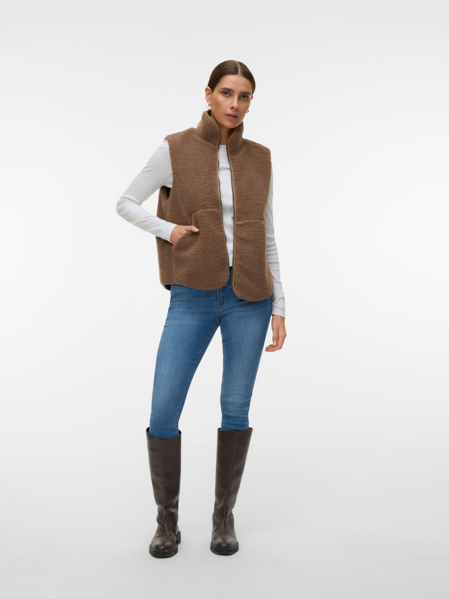 Gilet En Peluche, VERO MODA