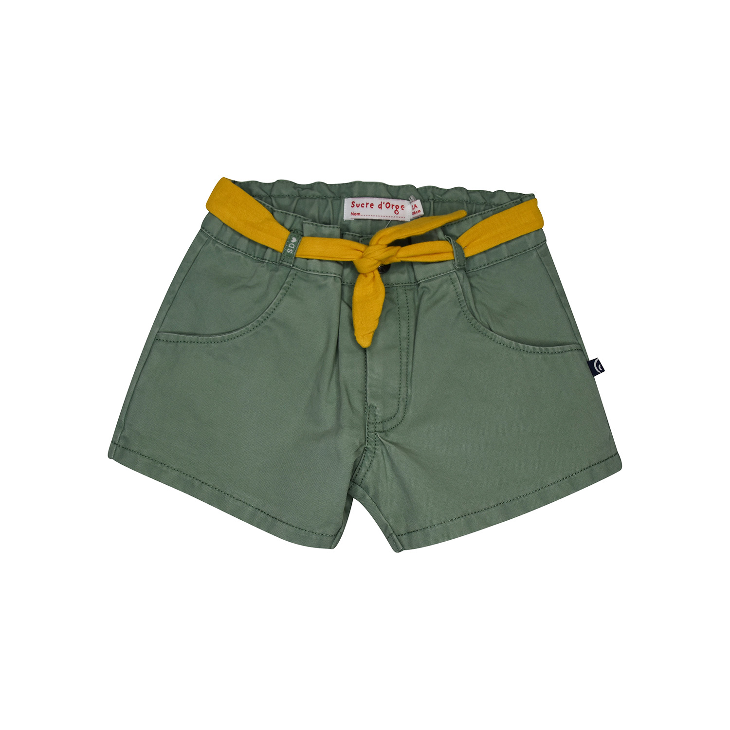 Short lalou twill enfant, SUCRE D'ORGE