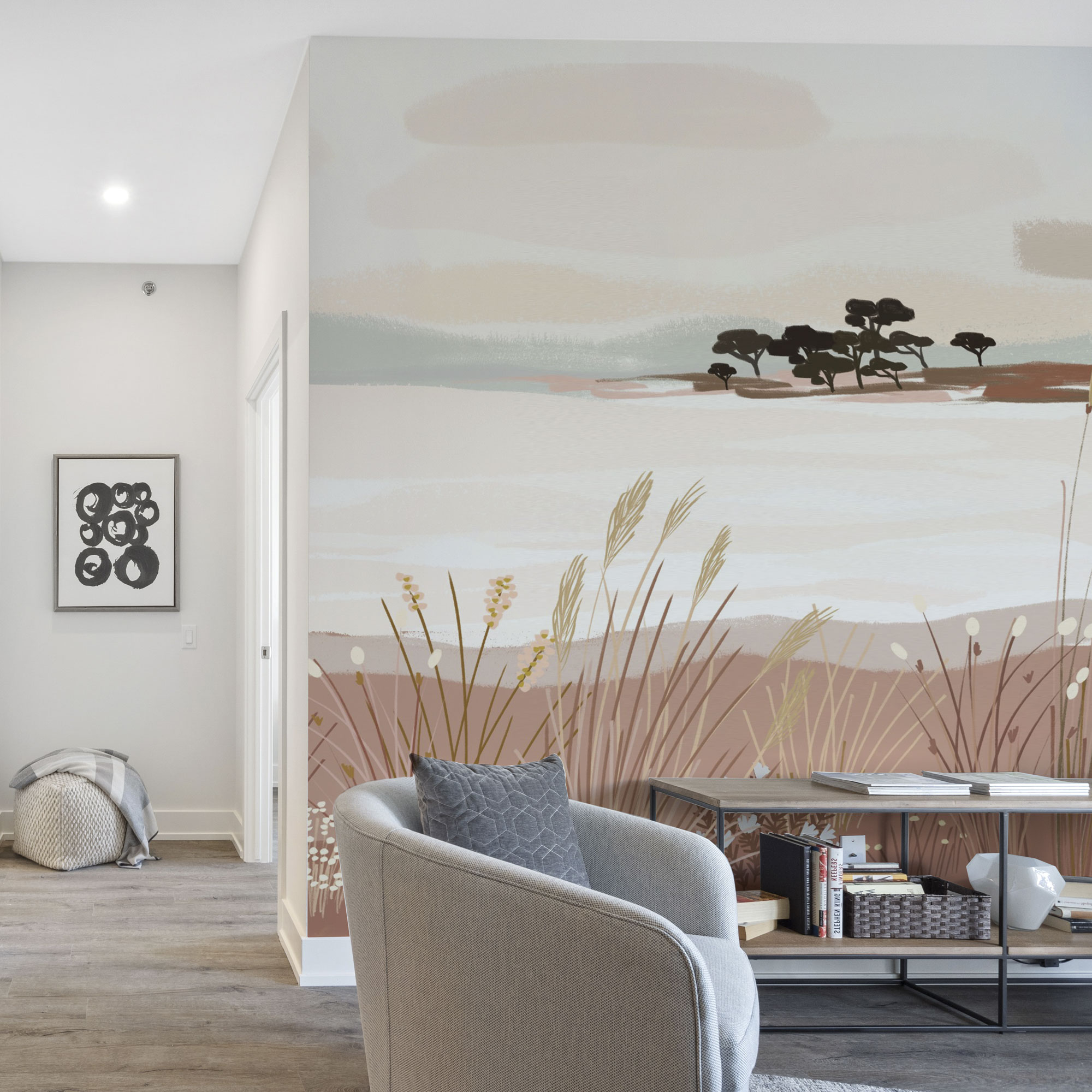 Papier peint panoramique Les îles du Golfe, Beige 300 x 250cm, ACTE DECO