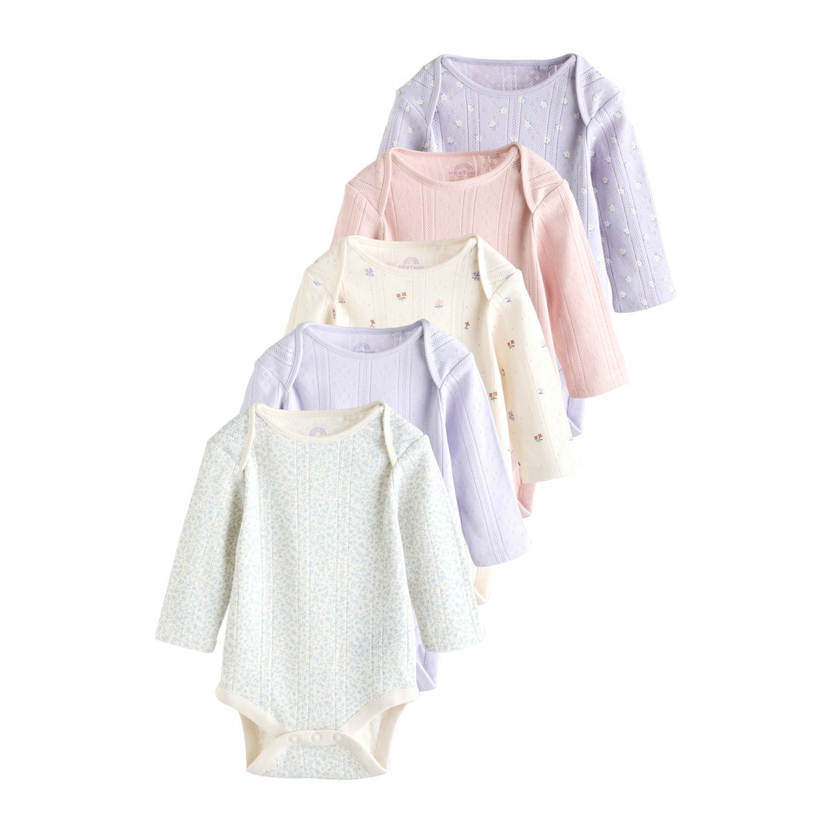 Body à manches longues bébé, lot de 5, NEXT