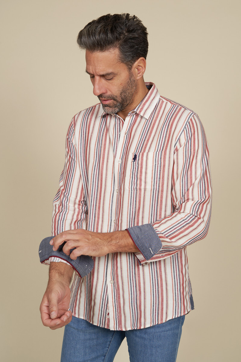 Chemise à rayures fluide, MCS