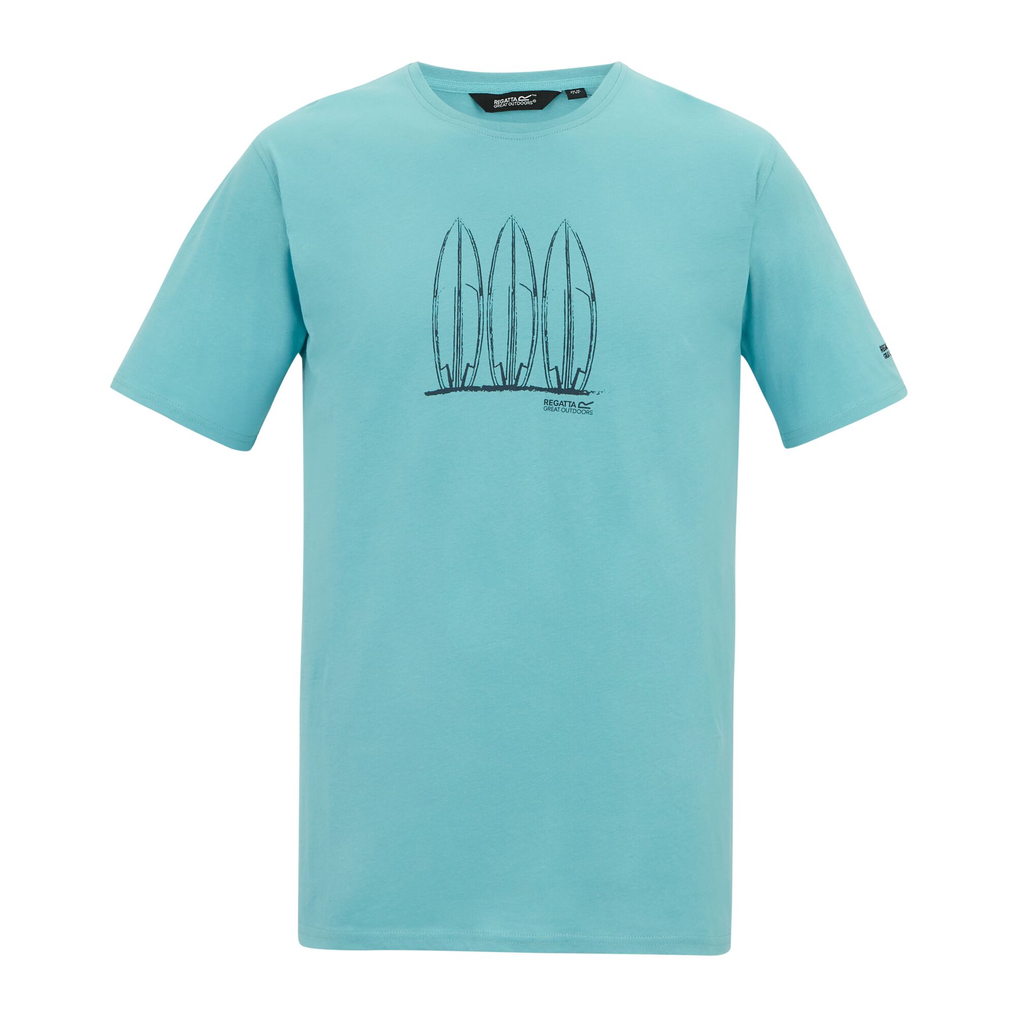 T-shirt manches courtes motif/style planche de surf CLINE, REGATTA