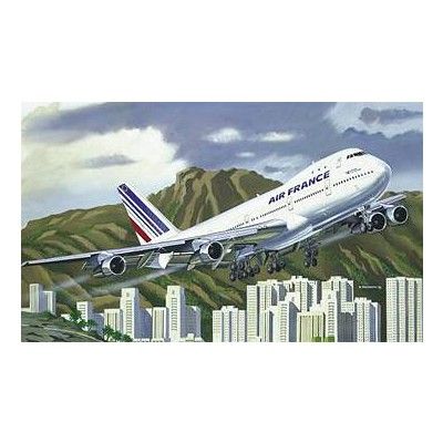Maquette avion : Boeing 747 Air France HELLER