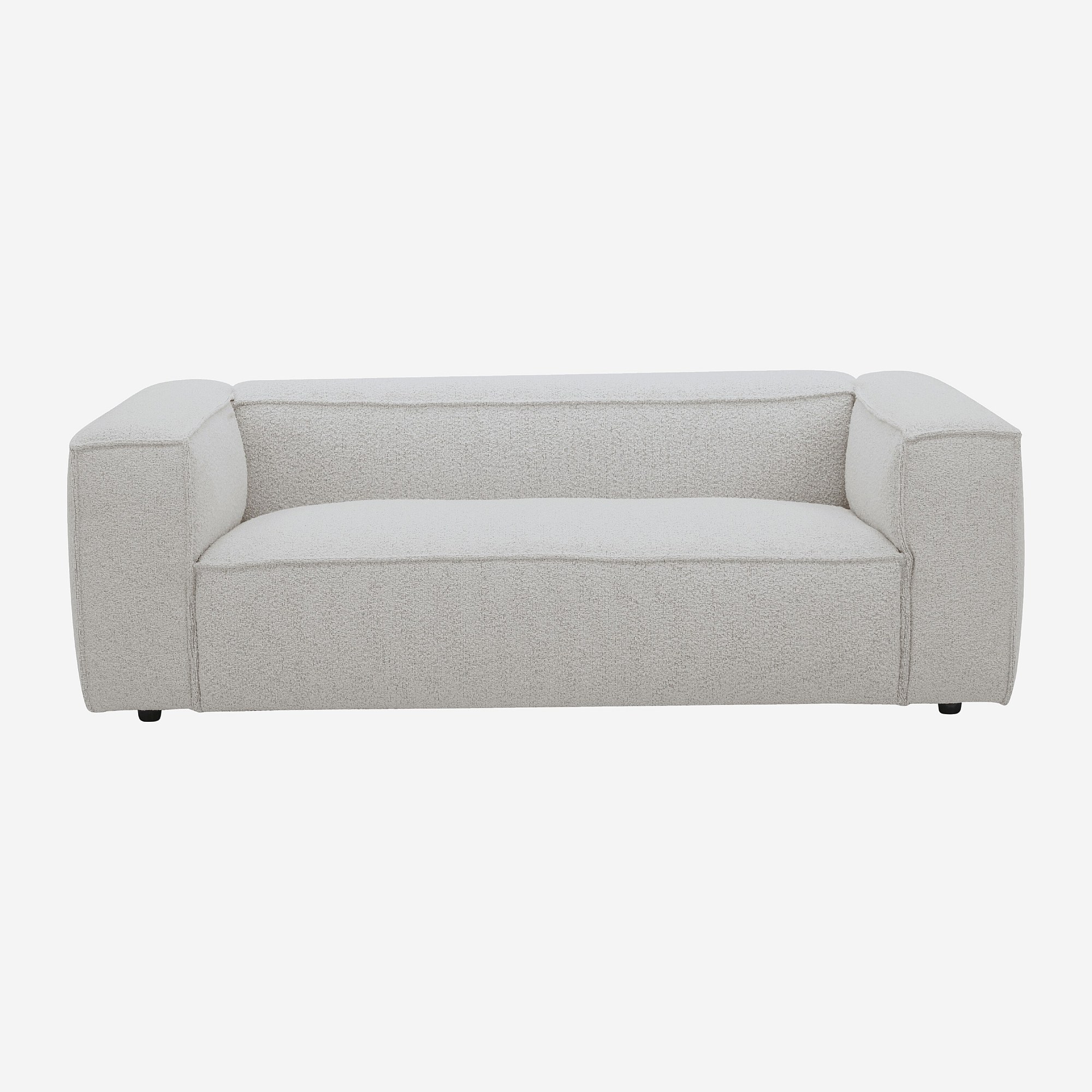 Canapé en tissu bouclette KUTI, HABITAT