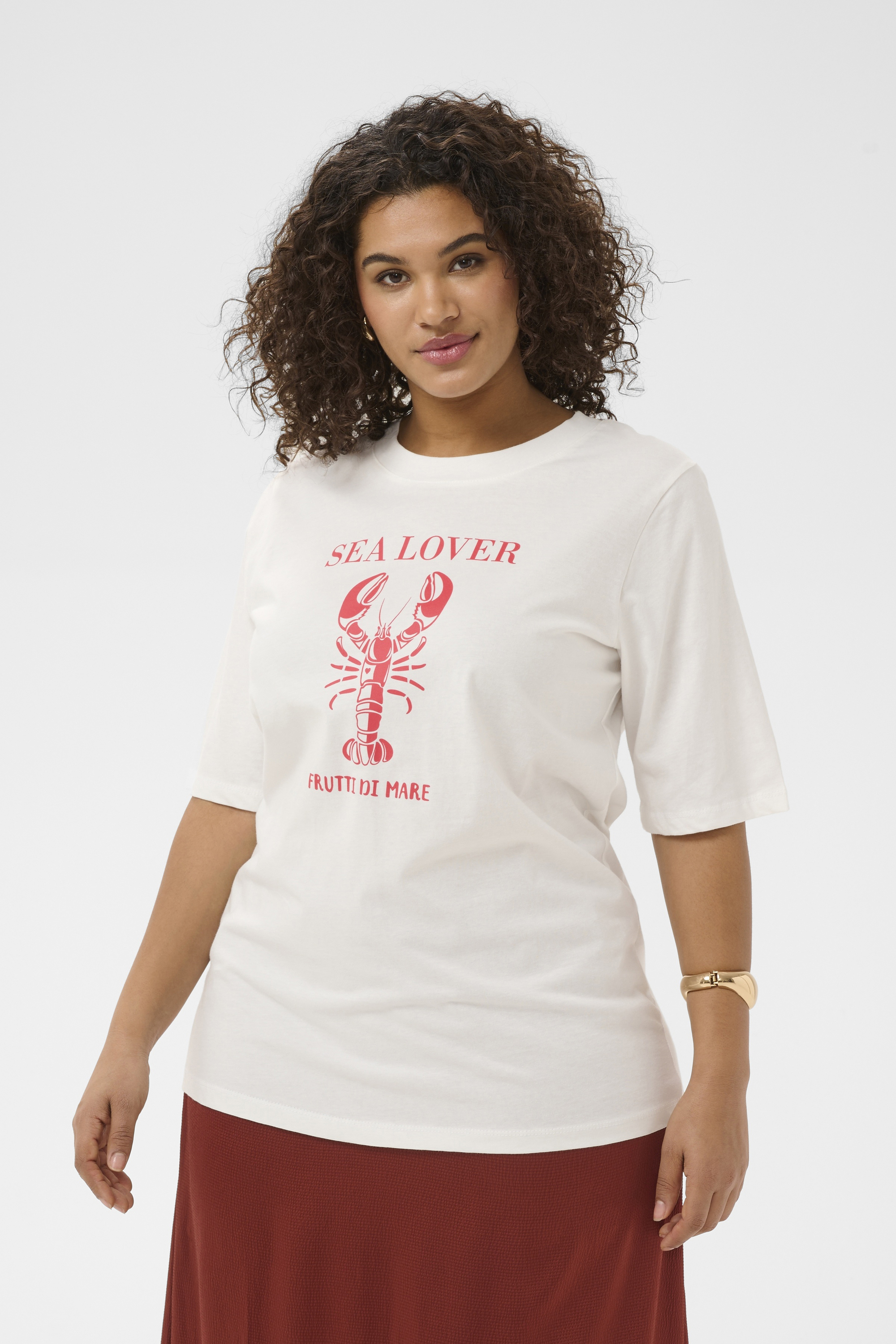 T-shirt à manches courtes, KAFFE CURVE